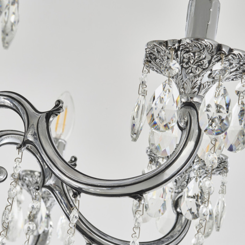 Люстра с хрустальными подвесками AL78101/6/175 A NB Bohemia Ivele Crystal (Богемия Ивеле Кристалл) фото 8