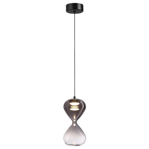 5092/4LA PENDANT ODL25 357 черный/дымчатый градиент/прозрачн./металл/стекло Подвес LED 4W 4000K 388Лм GLESSI фото 4 5092/4LA PENDANT ODL25 357 черный/дымчатый градиент/прозрачн./металл/стекло Подвес LED 4W 4000K 388Лм GLESSI фото 4