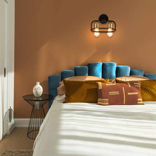 Настенный светильник Escada 659/2A E27*40W Black/Brass фото 2