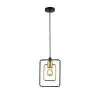 Подвесной светильник Escada 1165/1S E27*40W Black/Gold