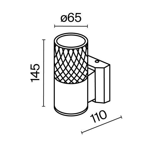 Уличный настенный светильник Outdoor O583WL-01W фото 5