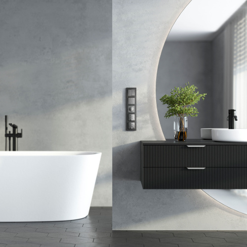 Рамка из поликарбоната на 5 постов Hammer черный W0052408 фото 3 Рамка из поликарбоната на 5 постов Hammer черный W0052408 фото 3