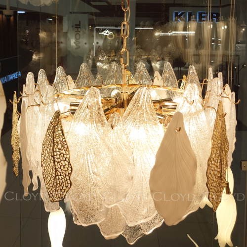 Люстра Cloyd SENEGAL-A C15 / Ø60 см - с золотыми листьями - золото (арт.10366) фото 4 Люстра Cloyd SENEGAL-A C15 / Ø60 см - с золотыми листьями - золото (арт.10366) фото 4