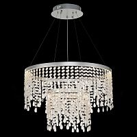 SL6201.103.55 Люстра подвесная ST-Luce Серебристый/Прозрачный LED 1*55W 3000K/4000K/6000K VEGA