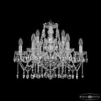 Люстра хрустальная 1413/6+3/200 Ni Bohemia Ivele Crystal (Богемия Ивеле Кристалл)