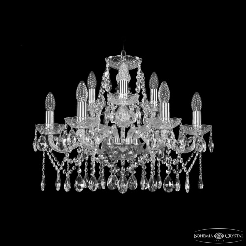 Люстра хрустальная 1413/6+3/200 Ni Bohemia Ivele Crystal (Богемия Ивеле Кристалл) Люстра хрустальная 1413/6+3/200 Ni Bohemia Ivele Crystal (Богемия Ивеле Кристалл)