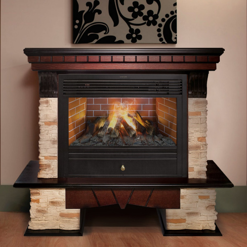 Электрокамин RealFlame Rockland AO античный дуб с очагом 3D Novara фото 3 Электрокамин RealFlame Rockland AO античный дуб с очагом 3D Novara фото 3