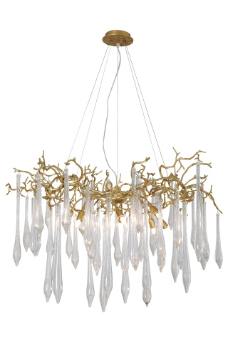 Crystal Lux Люстра Crystal Lux REINA SP8 D1000 GOLD PEARL фото 3