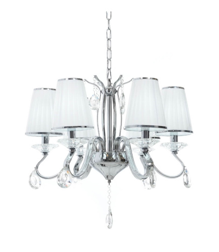Хрустальная подвесная люстра Lumina Deco Finezzia LDP 9267-6 CHR фото 3