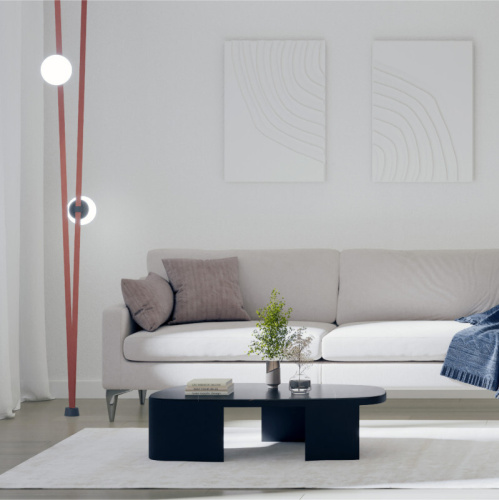 DK5553-BK Cветильник для трека-ремня Belty, серия Orb, со светодиодом, D180*H181мм, 48V DC, 10W, RA90, 120°, 3000K, IP20, белый, акрил фото 6