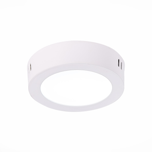 ST112.542.06 Светильник настенно-потолочный Белый LED 1*6W 4000K 370Lm Ra80 120° IP20 D110xH28 90-26 Накладные светильники фото 5