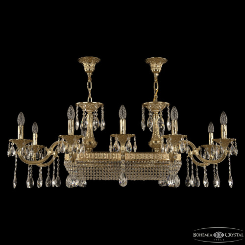 Люстра бронзовая 72153/10/250/600 G Bohemia Ivele Crystal (Богемия Ивеле Кристалл) фото 2