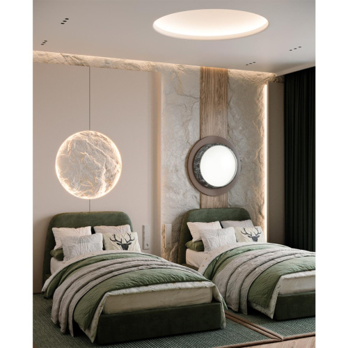 7639/DL COLOR SN 137 Светильник пластик/черн. мрамор LED 48Вт 4000K D410 IP43 MRAMO BLACK 7639/DL COLOR SN 137 Светильник пластик/черн. мрамор LED 48Вт 4000K D410 IP43 MRAMO BLACK