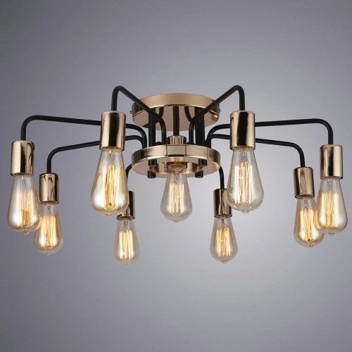 Потолочная люстра Arte Lamp GELO A6001PL-9BK фото 2