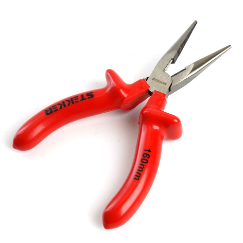 Длинногубцы диэлектрические STEKKER, 160мм, PLE2-160-S фото 2