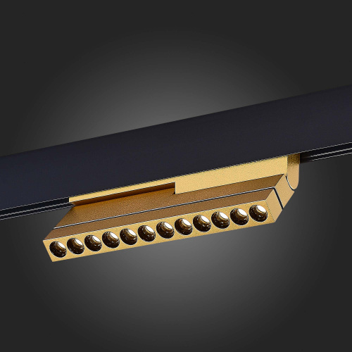 ST805.236.12 Магнитный трековый светильник Золотистый LED 1*12W 3000K 450Lm Ra>90 36° IP20 L220xW22x SKYLINE 48 фото 5