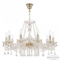 Люстра хрустальная 108/10/240 G Bohemia Ivele Crystal (Богемия Ивеле Кристалл)