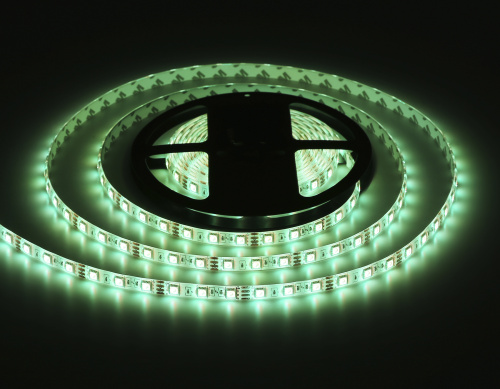Комплект светодиодной ленты 12В 5050 60Led 14.4Вт/м Цветная RGB IP65 5м фото 2 Комплект светодиодной ленты 12В 5050 60Led 14.4Вт/м Цветная RGB IP65 5м фото 2