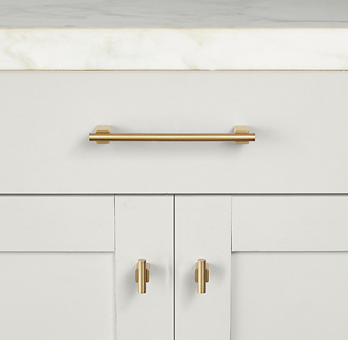 Ручка-скоба Fulham L.20.3 Lac.Burnished Brass фото 3