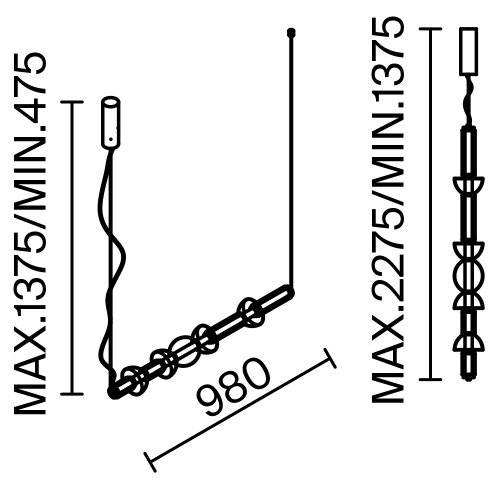 Подвесной светильник Maytoni MOD210PL-L39BS3K фото 4