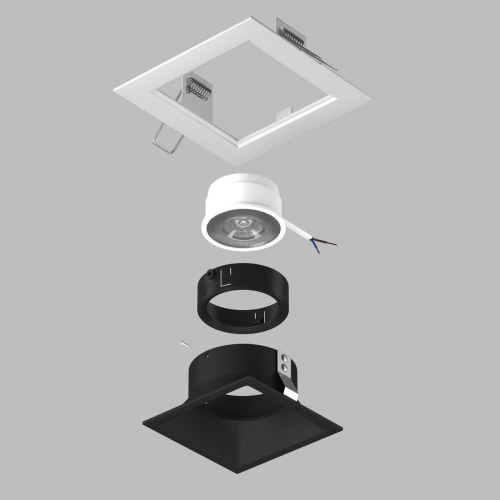 Комплект со светильником Lightstar Domino Quadro (214516+214507+214007) D51607BMOD фото 2