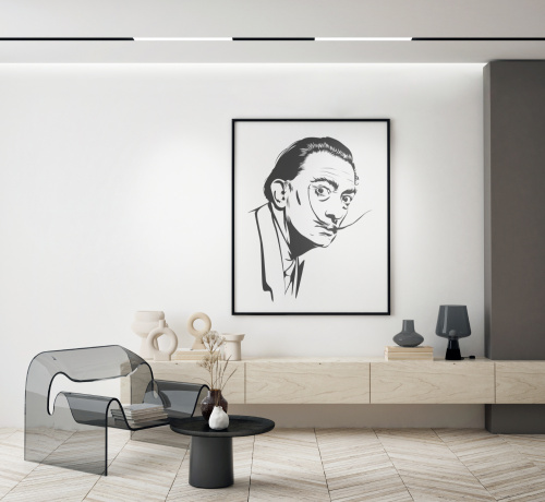 DK8005-BK Линейный светильник SMART LINEAR 27W DIM 3000K-6000K черный фото 3