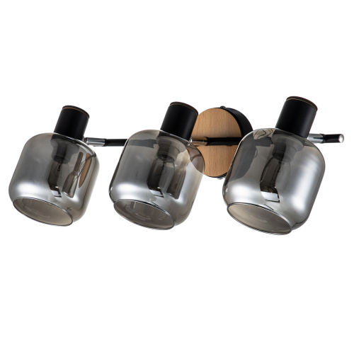 Спот Escada 10177/3A E14*40W Black/Chrome/Wood фото 2 Спот Escada 10177/3A E14*40W Black/Chrome/Wood фото 2
