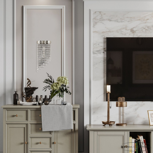 Бра 83401BL/15IV-33 Ni R Bohemia Ivele Crystal (Богемия Ивеле Кристалл) фото 3