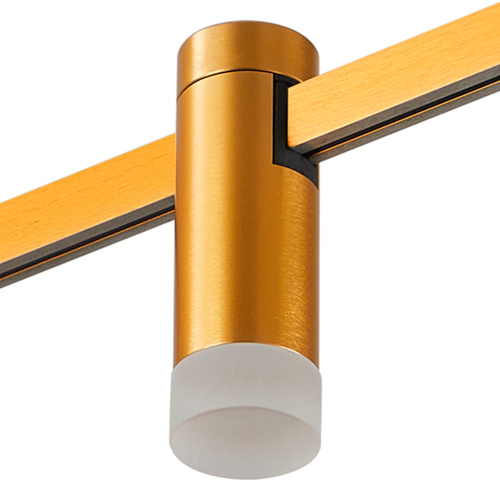 ST812.206.03 Магнитный трековый светильник FARM Золотистый LED 1*3W 3000K 93Lm Ra90 120 IP20 D29xH90 FARM фото 5