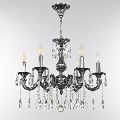 Люстра с хрустальными подвесками AL79101/6/175 A NB Bohemia Ivele Crystal (Богемия Ивеле Кристалл) фото 4 Люстра с хрустальными подвесками AL79101/6/175 A NB Bohemia Ivele Crystal (Богемия Ивеле Кристалл) фото 4