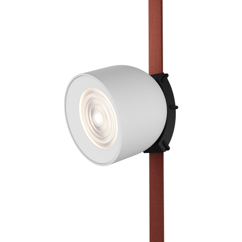 DK5541-WH+BK Поворотный светильник для трека-ремня Belty, серия Spot, со светодиодом, D100*H107мм, 48V DC, 12W, RA90, 38°, 3000K, IP20, белый с черным, алюминий фото 6 DK5541-WH+BK Поворотный светильник для трека-ремня Belty, серия Spot, со светодиодом, D100*H107мм, 48V DC, 12W, RA90, 38°, 3000K, IP20, белый с черным, алюминий фото 6