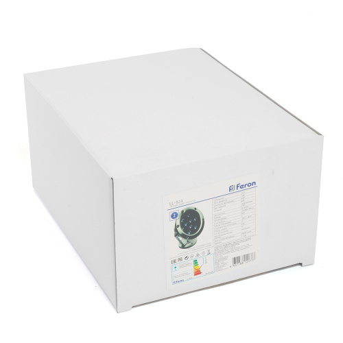 Светодиодный прожектор подводный Feron LL-824, 9W, AC/DC24V, низковольтный, 6400K, металлик, 143*75*170mm, IP68 фото 6