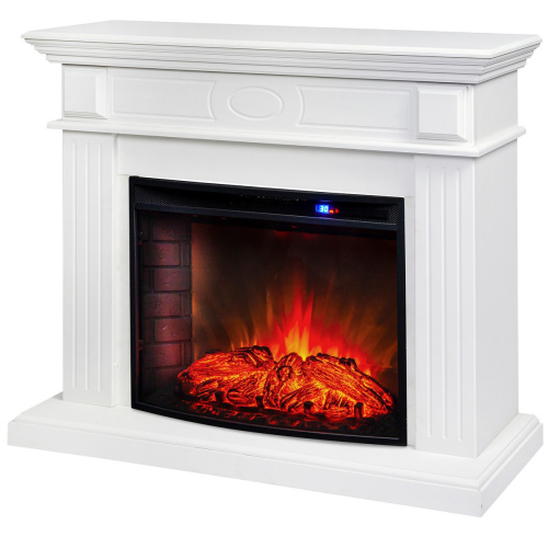 Электрокамин RealFlame Leda 24/25,5 WT белый матовый с очагом Evrika 25,5 LED фото 2 Электрокамин RealFlame Leda 24/25,5 WT белый матовый с очагом Evrika 25,5 LED фото 2