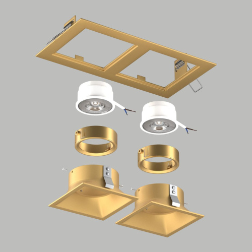 Комплект со светильником Lightstar Domino Quadro (214523+214503+214503+214003+214003) D5230303GMOD фото 2