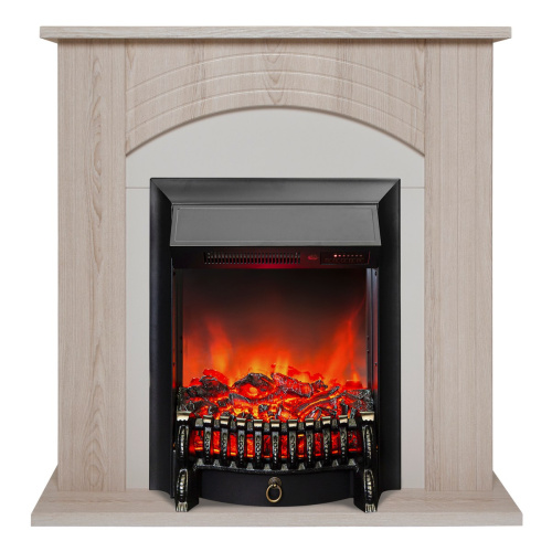 Электрокамин RealFlame Hanna STD LO светлый дуб с очагом Fobos Lux Black RC фото 2 Электрокамин RealFlame Hanna STD LO светлый дуб с очагом Fobos Lux Black RC фото 2