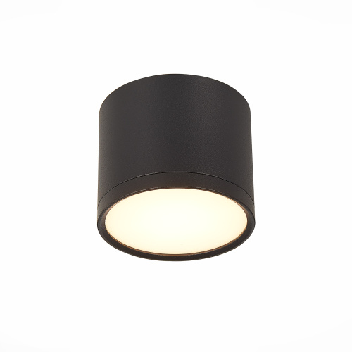 ST113.432.09 Светильник потолочный Черный LED 1*9W 3000K 702Lm Ra>90 120° IP20 D88xH75 170-240V Накладные светильники
