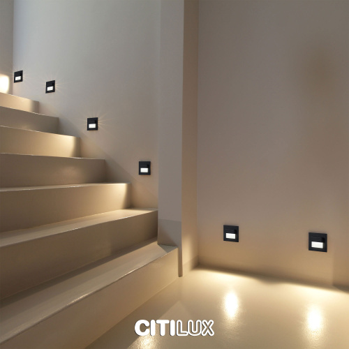 Citilux Скалли CLD006K5 LED Встраиваемый светильник лестничный Чёрный фото 5