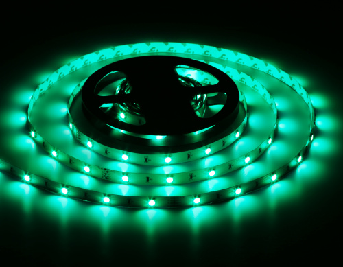 Светодиодная лента 24В 5050 30Led 7.2Вт/м Цветная RGB IP20 5м фото 11