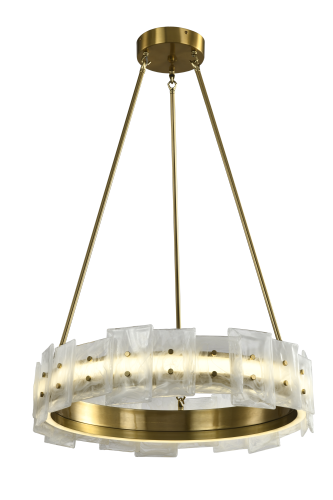 Люстра подвесная латунь LED 50Вт D60см Zortes CLOUD-STONE ZRS.90610.60 фото 6 Люстра подвесная латунь LED 50Вт D60см Zortes CLOUD-STONE ZRS.90610.60 фото 6