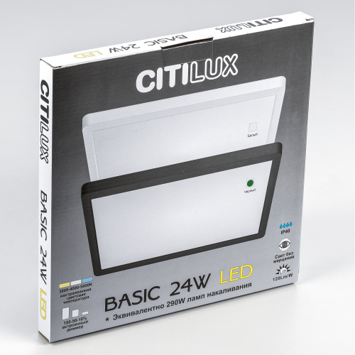 Citilux Бейсик CL738K240V LED Светильник накладной Белый фото 16 Citilux Бейсик CL738K240V LED Светильник накладной Белый фото 16