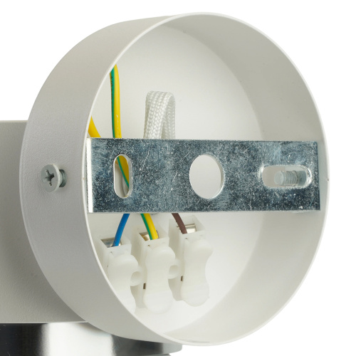 Светильник  настенный Feron HL4598  Barrel DUET 12W, 230V,GX53, белый + хром IP20 фото 8