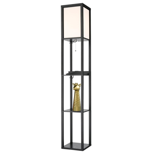 8093/1F COMFI LN26 460 черный/белый, дерево/текстиль Торшер Е27 1*60W 220V PRACTIC фото 2 8093/1F COMFI LN26 460 черный/белый, дерево/текстиль Торшер Е27 1*60W 220V PRACTIC фото 2
