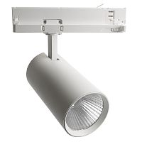 Светодиодный светильник Feron AL147 трековый на шинопровод 30W 4000K 35 градусов белый, 3х фазный