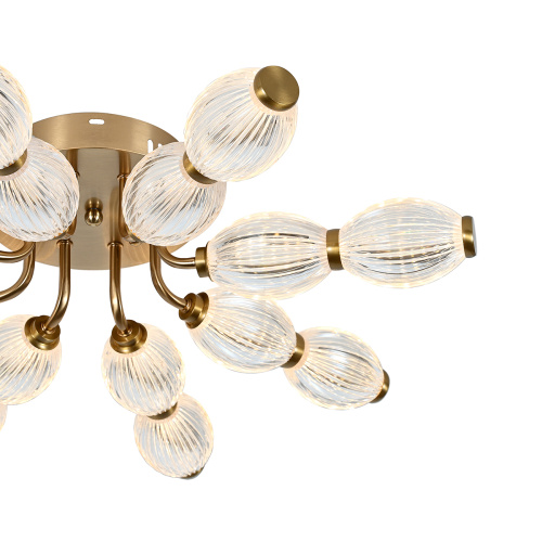 Потолочный светильник 100012/8C LED*80W Brass фото 8 Потолочный светильник 100012/8C LED*80W Brass фото 8