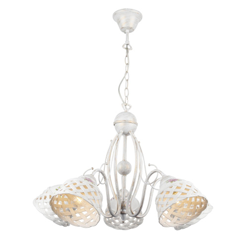 Подвесной светильник Escada Ariana 165/5 E14*40W Antique White Подвесной светильник Escada Ariana 165/5 E14*40W Antique White