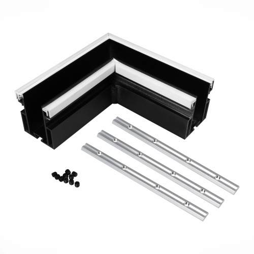 ST003.479.01 Угол-соединитель для профиля SKYLINE 48 с демпф. системой ST-Luce Черный SKYLINE 48 фото 2