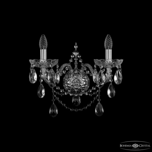 Бра хрустальные 1411B/2/195/XL Ni Bohemia Ivele Crystal (Богемия Ивеле Кристалл) Бра хрустальные 1411B/2/195/XL Ni Bohemia Ivele Crystal (Богемия Ивеле Кристалл)