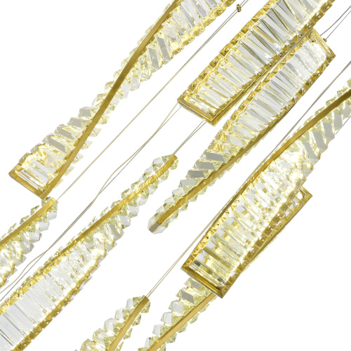 SL6205.303.09 Светильник подвесной ST-Luce Латунь/Прозрачный LED 1*99W 4000K ELICA фото 2