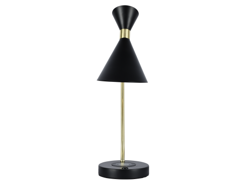 Настольная лампа черная E27 беспроводная зарядка 50см Zortes DESKLIGHT ZRS.1066.04 фото 6 Настольная лампа черная E27 беспроводная зарядка 50см Zortes DESKLIGHT ZRS.1066.04 фото 6