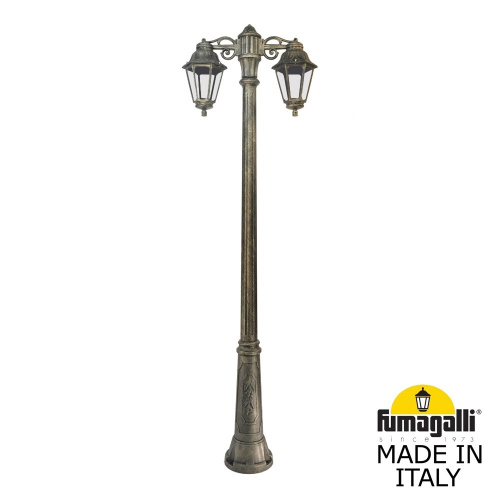 Fumagalli Садово-парковый фонарь FUMAGALLI RICU BISSO/ANNA 2L DN E22.157.S20.BXE27DN Fumagalli Садово-парковый фонарь FUMAGALLI RICU BISSO/ANNA 2L DN E22.157.S20.BXE27DN